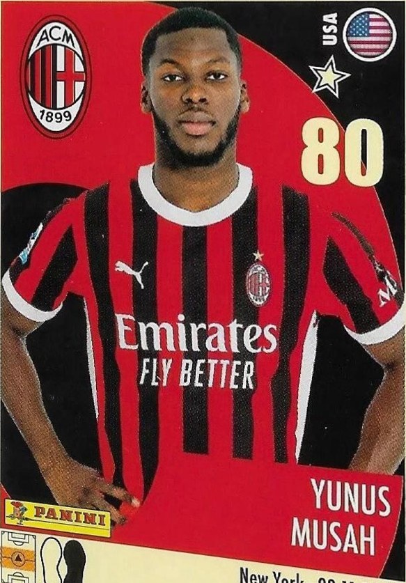Yunus Musah 2024 Panini Calciatori Stickers