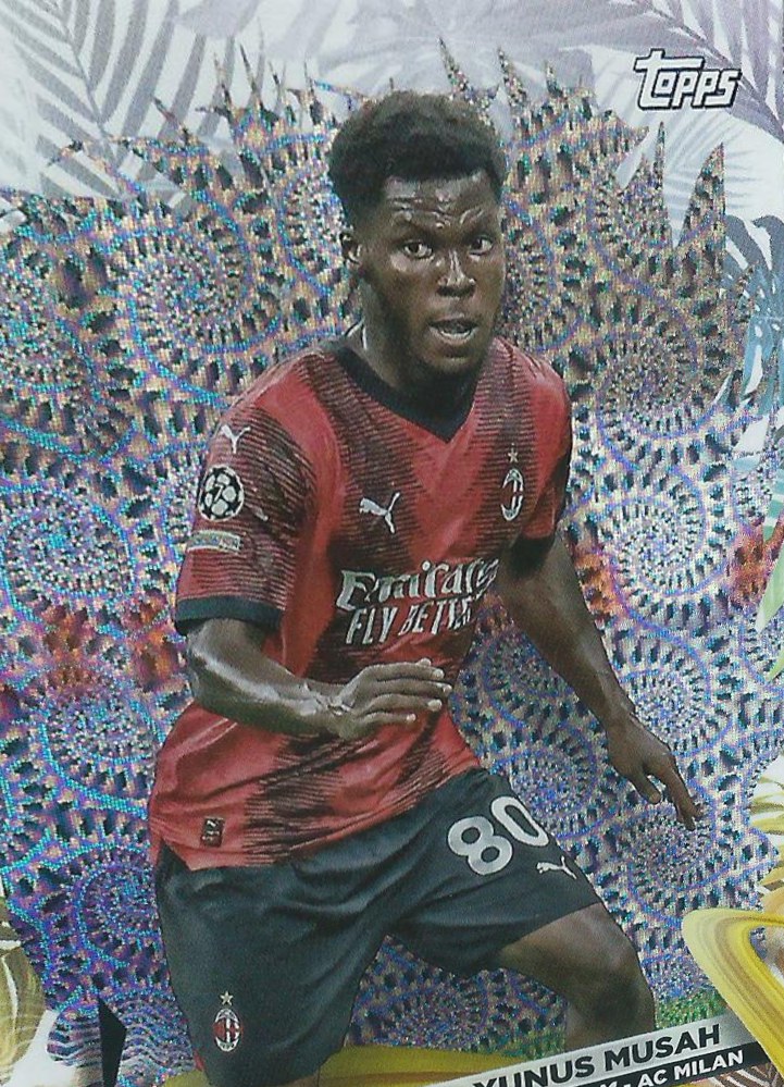 Yunus Musah 2023 Topps UEFA Club Competitions Carnaval Edition