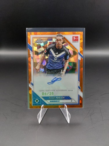 Yussuf Poulsen 2025 Topps Bundesliga Sapphire Sapphire /25