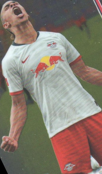 Yussuf Poulsen 2019 Topps Chrome Bundesliga 7