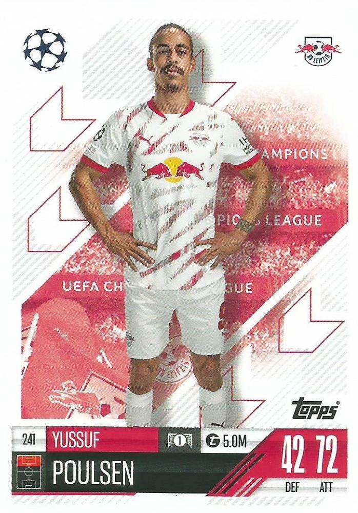 Yussuf Poulsen 2024 Topps Match Attax UEFA Club Competitions