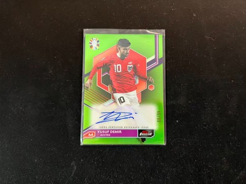 Yusuf Demir 2024 Topps Finest Green /99