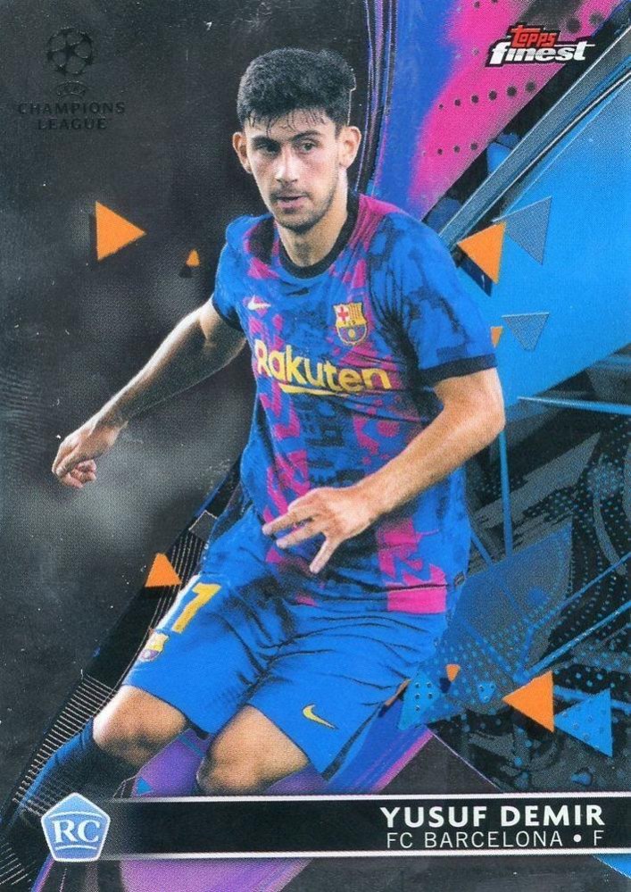Yusuf Demir 2021 Topps Finest UEFA 98