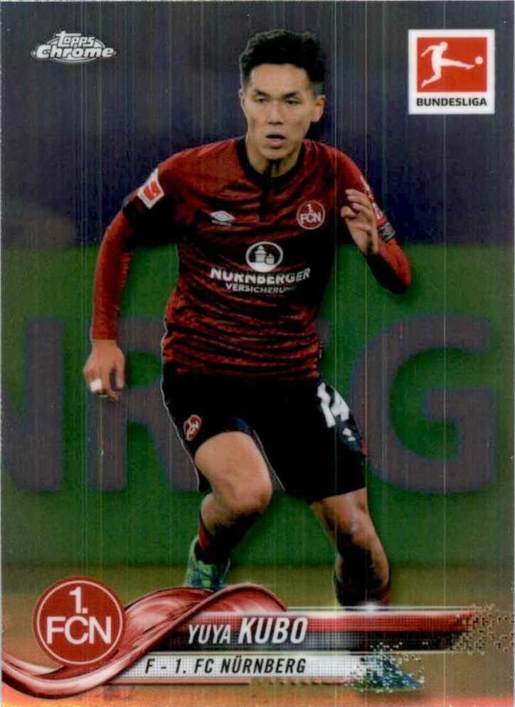 Yuya Kubo 2018 Topps Chrome Bundesliga 45