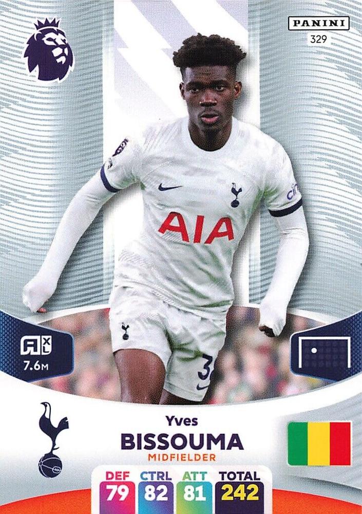 Yves Bissouma 2024 Panini Adrenalyn XL Premier League