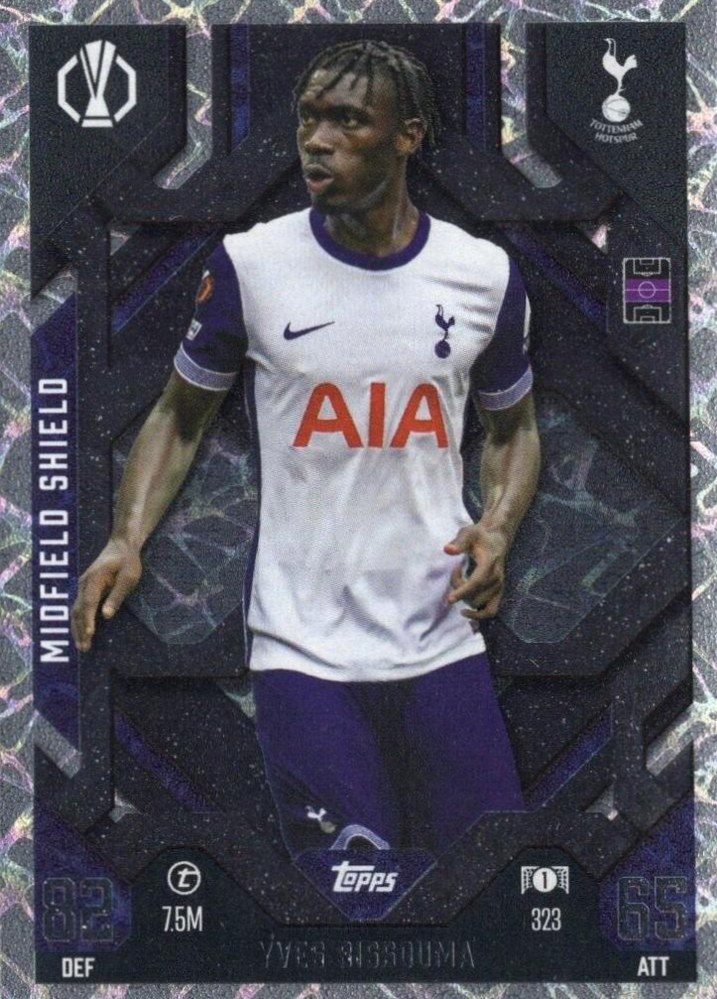 Yves Bissouma 2024 Topps Match Attax UEFA Club Competitions Extra