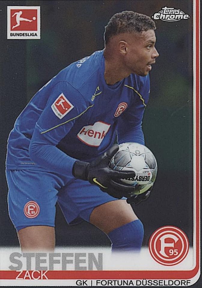 Zack Steffen 2019 Topps Chrome Bundesliga 76