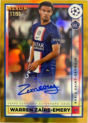 Zaire Emery 2022 Topps Merlin Chrome /50