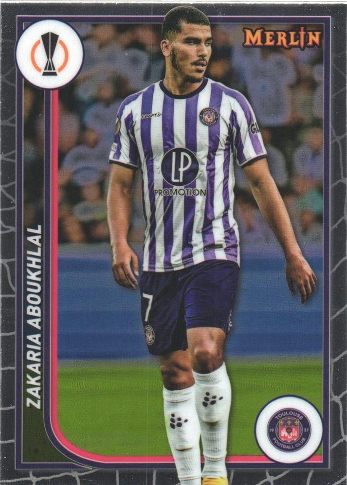 Zakaria Aboukhlal 2023 Topps Merlin UEFA Club Competitions