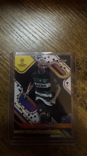 Zeno Debast 2024 Topps Finest UEFA Black /10
