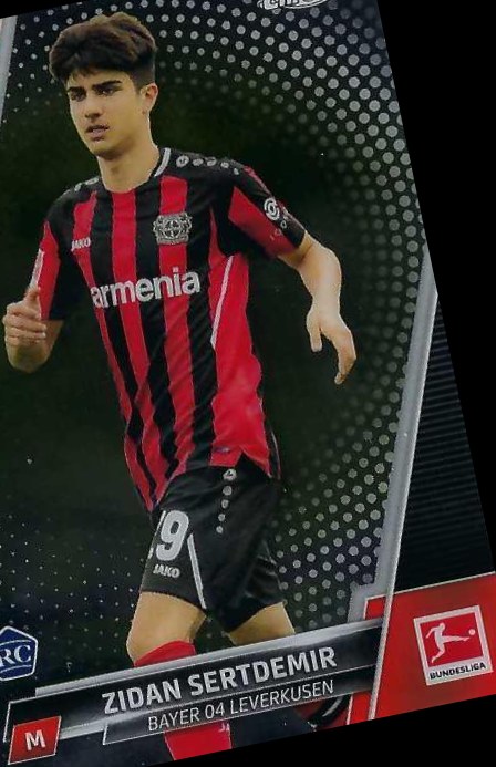 Zidan Sertdemir 2021 Topps Chrome Bundesliga 36