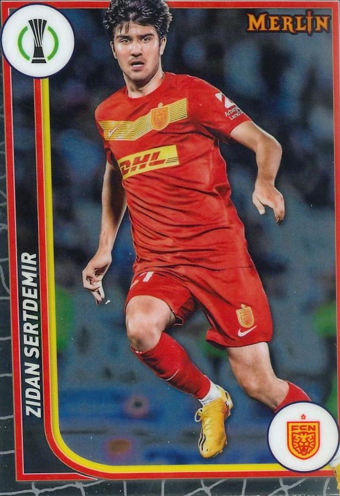 Zidan Sertdemir 2023 Topps Merlin UEFA Club Competitions