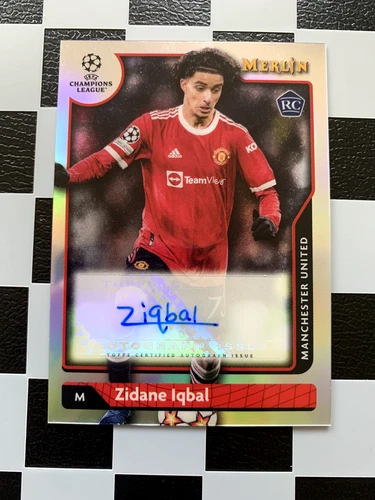 Zidane Iqbal 2021 Topps Merlin Chrome