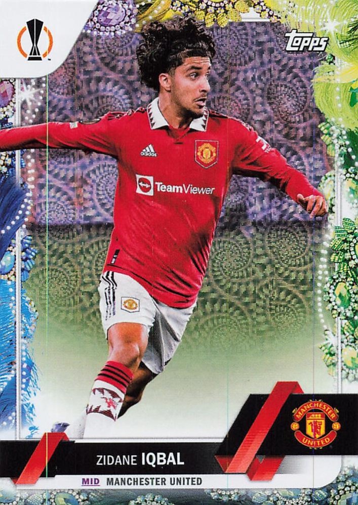 Zidane Iqbal 2022 Topps UEFA Club Competitions Carnaval Edition