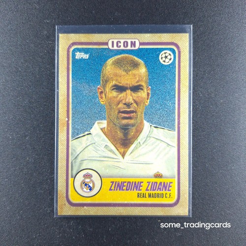 Zinedine Zidane 2022 Topps Merlin Chrome Platinum