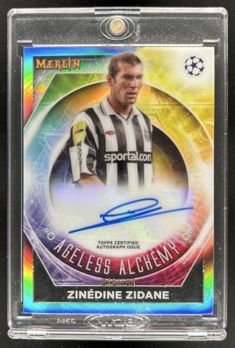 Zinedine Zidane 2022 Topps Merlin Chrome UEFA /100