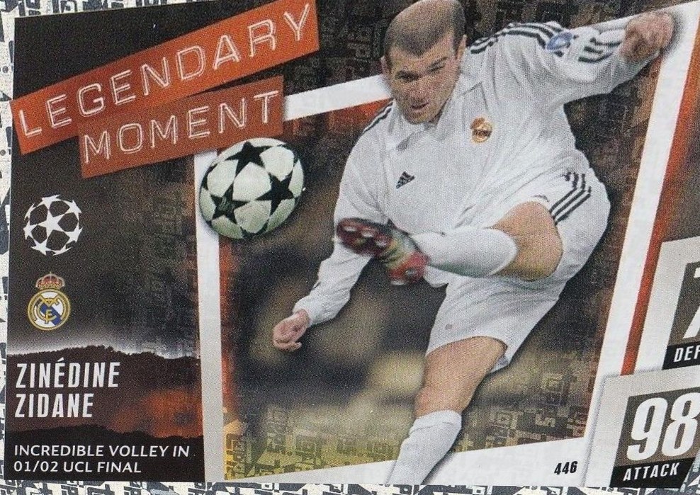 Zinedine Zidane 2023 Topps Match Attax UEFA Club Competitions