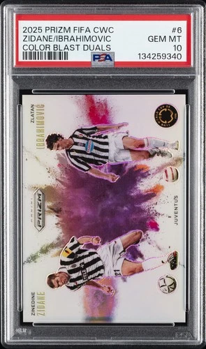 Zinedine Zidane / Zlatan Ibrahimovic 2025 Panini Prizm