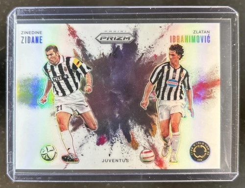 Zinedine Zidane / Zlatan Ibrahimovic 2025 Panini Prizm World Cup Color Blast #6