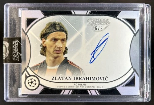 Zlatan Ibrahimović 2024 Topps Dynasty UEFA Black /5