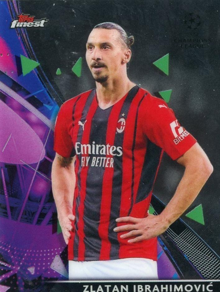 Zlatan Ibrahimović 2021 Topps Finest UEFA 37