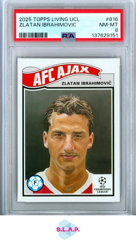 Zlatan Ibrahimović 2025 Topps Living UEFA Champions League 816