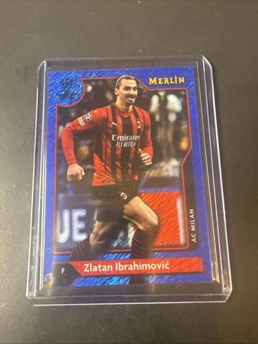 Zlatan Ibrahimović 2021 Topps Merlin Chrome Blue /75