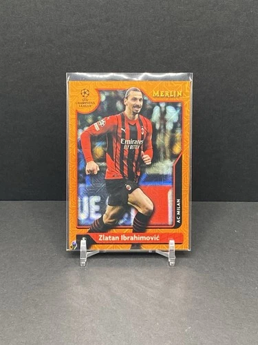 Zlatan Ibrahimović 2021 Topps Merlin Chrome Orange Mojo /25