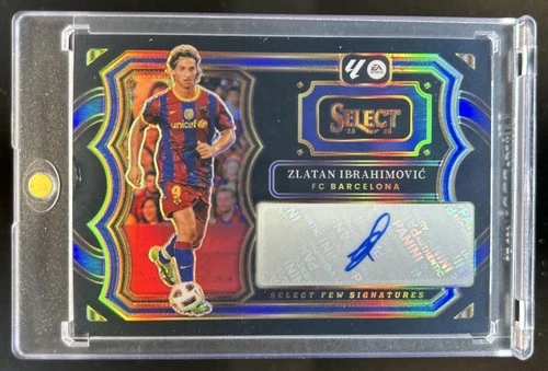 Zlatan Ibrahimović 2025 Panini Select Black Prizm 1/1