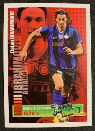 Zlatan Ibrahimovic 2008 Panini Calciatori