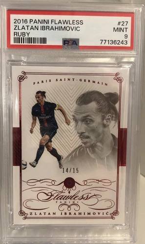 Zlatan Ibrahimovic 2016 Panini Calcio Perfetto Rubino 14/15