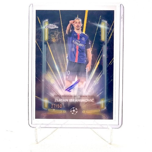 Zlatan Ibrahimovic 2024 Topps Chrome Black Lazer /50