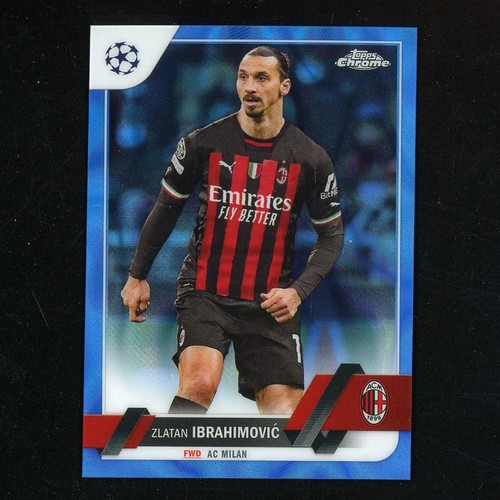 Zlatan Ibrahimovic 2023 Topps Chrome Blue