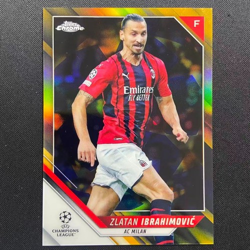 Zlatan Ibrahimovic 2021 Topps Chrome Gold 23/30