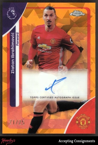 Zlatan Ibrahimovic 2025 Topps Chrome Orange /25