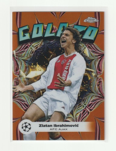 Zlatan Ibrahimovic 2023 Panini Chrome Orange /25