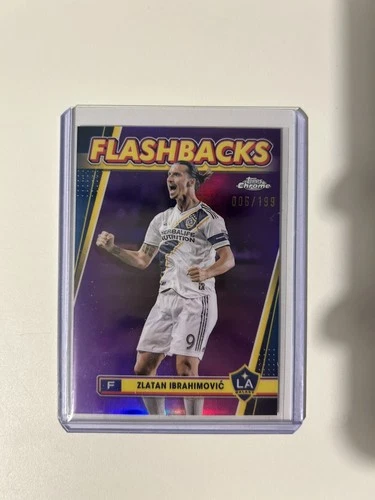 Zlatan Ibrahimovic 2024 Topps Chrome Purple Refractor /199