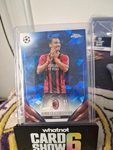 Zlatan Ibrahimovic 2023 Topps Chrome Sapphire