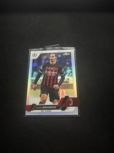 Zlatan Ibrahimovic 2022 Topps Chrome UEFA Refractor