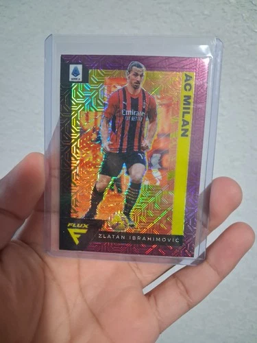 Zlatan Ibrahimovic 2021 Panini Chronicles Purple Mojo Prizm