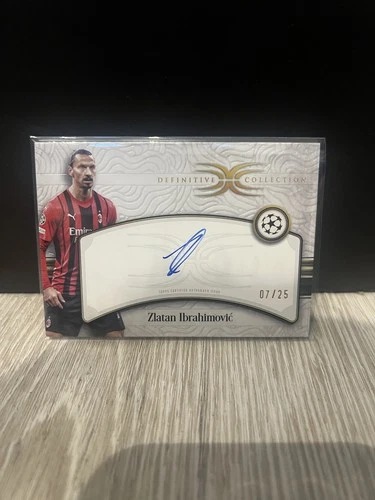 Zlatan Ibrahimovic 2024 Topps Definitive UEFA /25
