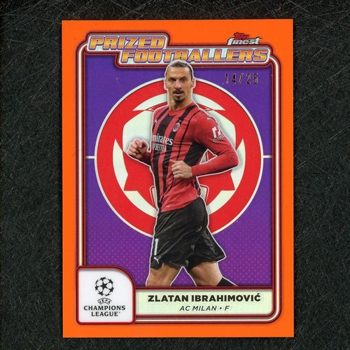 Zlatan Ibrahimovic 2025 Topps Finest Arancione /25