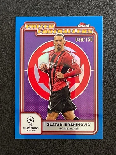 Zlatan Ibrahimovic 2024 Topps Finest Blue /150