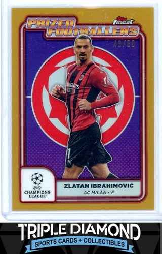 Zlatan Ibrahimovic 2024 Topps Finest Gold /50