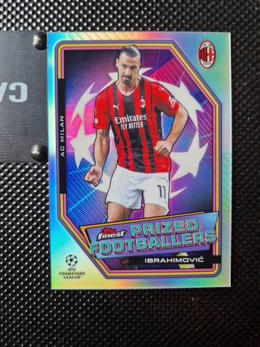 Zlatan Ibrahimovic 2021 Topps Finest UCL
