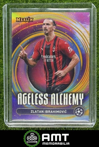 Zlatan Ibrahimovic 2024 Topps Merlin Chrome Gold /50