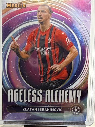 Zlatan Ibrahimovic 2024 Topps Merlin Chrome UEFA /11