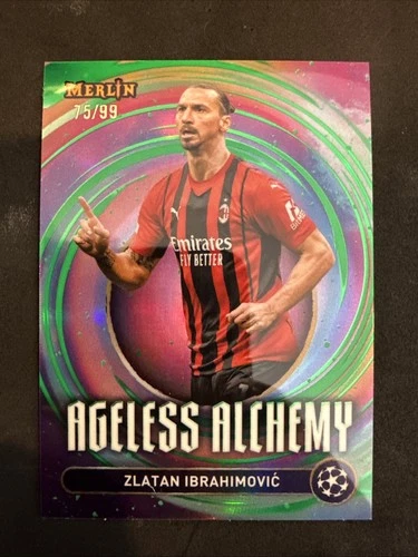 Zlatan Ibrahimovic 2024 Topps Merlin Green /99