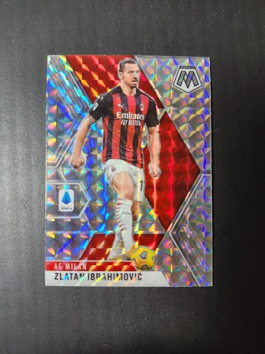 Zlatan Ibrahimovic 2020 Panini Mosaic Silver Prizm