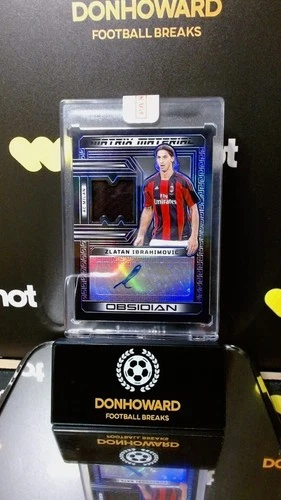 Zlatan Ibrahimovic 2023 Panini Obsidian Purple Matrix /10